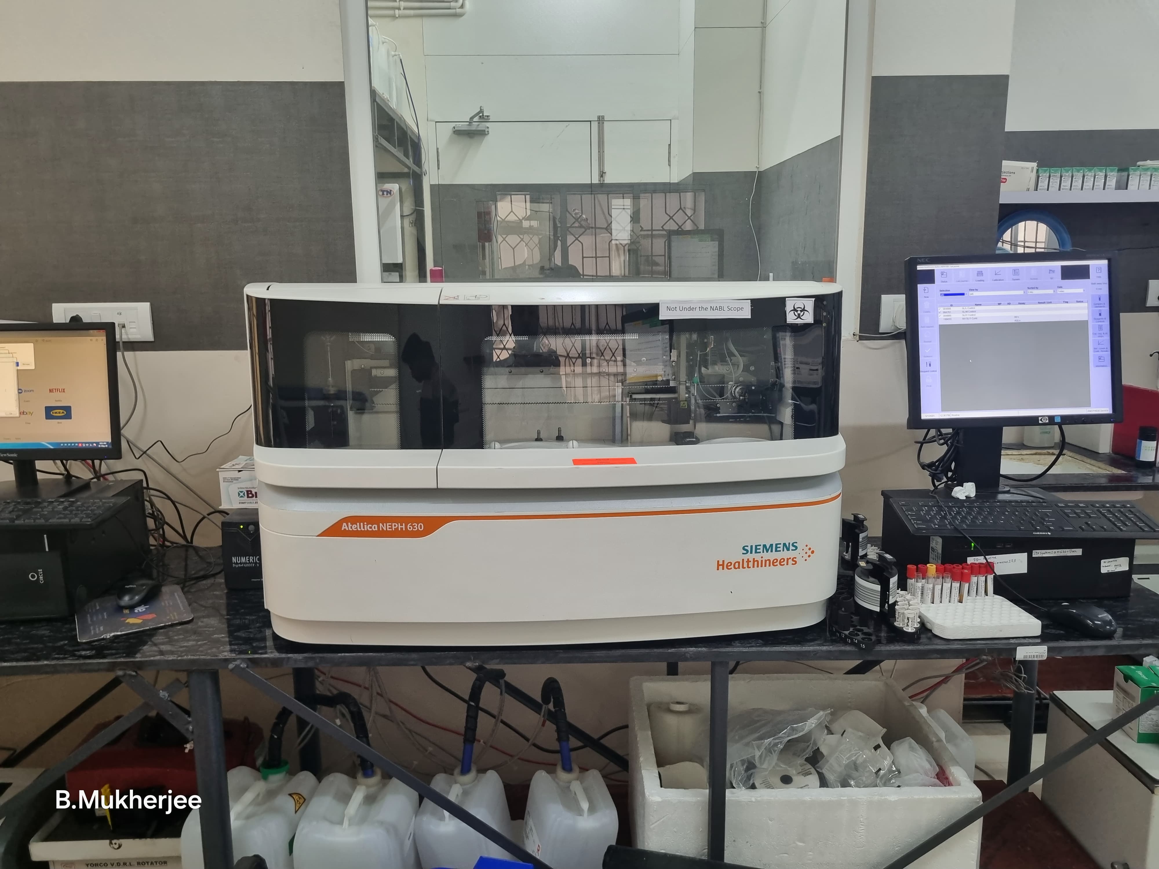 Automated high precision dedicated Nephelometric Analyzer